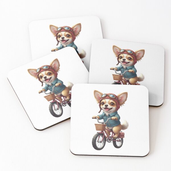 Item preview, Chihuahua on a bicycle designed and sold by CHRIST5000.