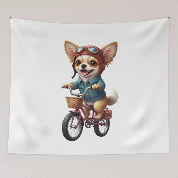 Item preview, Chihuahua on a bicycle designed and sold by CHRIST5000.