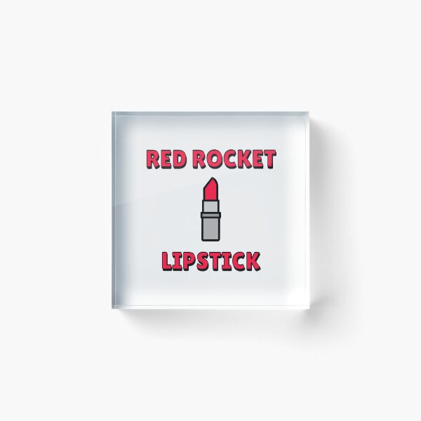 Item preview, Red Rocket Lipstick, Dirty Joke Graphic T-Shirt designed and sold by The Bizarre Archive.