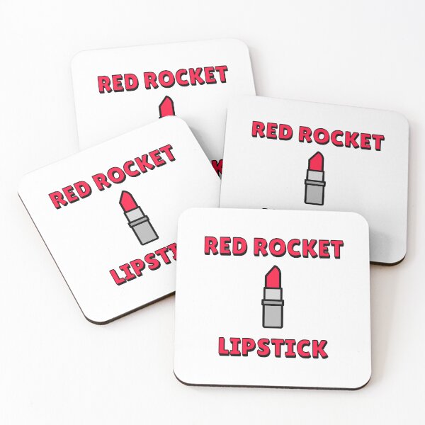 Item preview, Red Rocket Lipstick, Dirty Joke Graphic T-Shirt designed and sold by The Bizarre Archive.