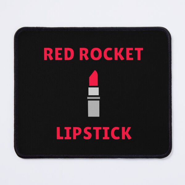 Item preview, Red Rocket Lipstick, Dirty Joke Graphic T-Shirt designed and sold by The Bizarre Archive.