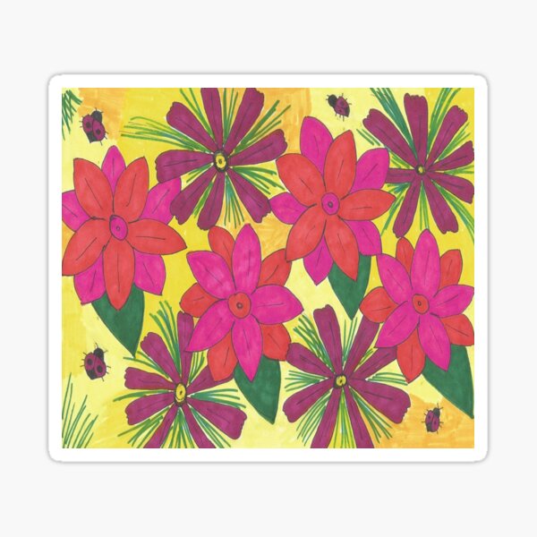 Item preview, Bohemian Summer Floral Print designed and sold by DanielleGensler.