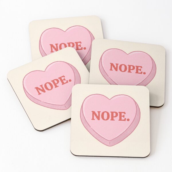 Item preview, Nope Conversation Heart | Sarcastic Valentine Candy designed and sold by ryanguas.