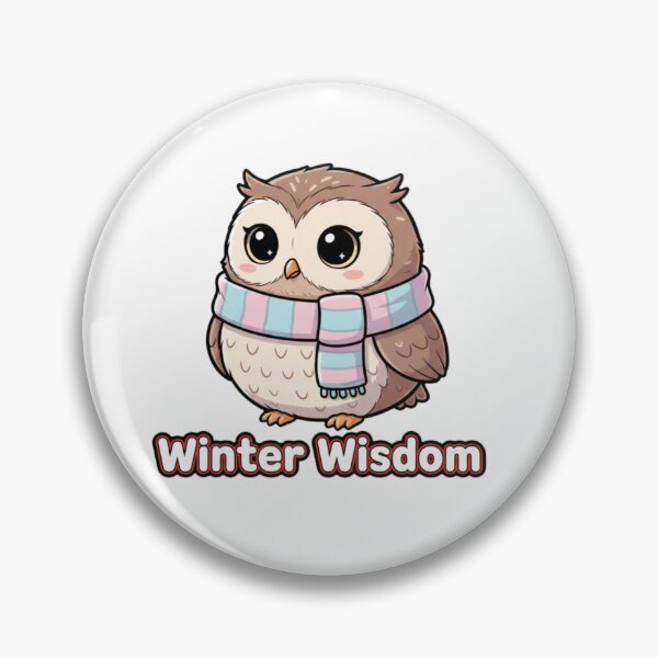 Item preview, Winter Wisdom Cute Owl PNG – Cozy Kawaii Winter Illustration, Printable Digital Design for Stickers, Shirts & Craftscute winter owl  designed and sold by CozyPops.