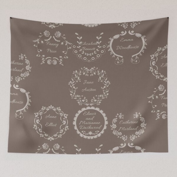 Item preview, Jane Austen and Main Characters designed and sold by JaygiesDesign.