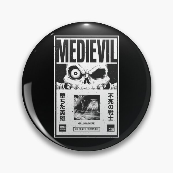 Item preview, MediEvil - Sir Daniel Fortesque - Japanese Poster Style designed and sold by WHAT THE SHIRT.