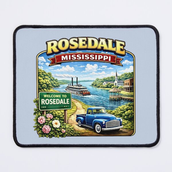 Item preview, Rosedale, Mississippi Quiet River Town designed and sold by Myra365Art.