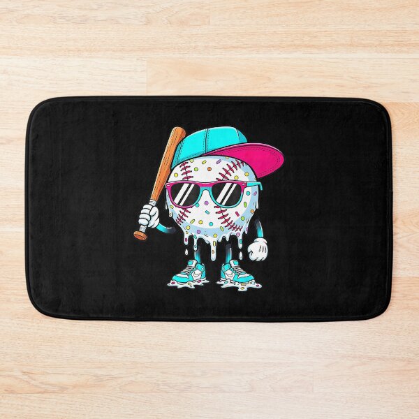 Item preview, Baseball Cartoon Player Ice Cream Drip Street Style designed and sold by miaa-artistshop.