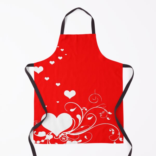 Item preview, Hearts And Elegant Curling Flourishes Minimal Illustration White designed and sold by taiche.