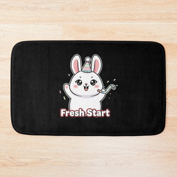 Item preview, Fresh Start Cute Bunny PNG – Kawaii Rabbit Illustration, New Beginning Digital Design for Stickers, Shirts & Crafts designed and sold by CozyPops.