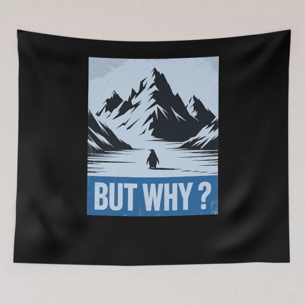 Item preview, Penguin-But-Why-Motivational designed and sold by Run to Creations.
