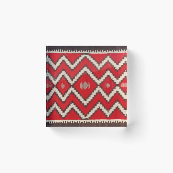 Item preview, NAVAJO c.1915 Tapestry Restored For Home Display 5x6 (ideal size for medium throw blanket) designed and sold by Big Bang Canvas.