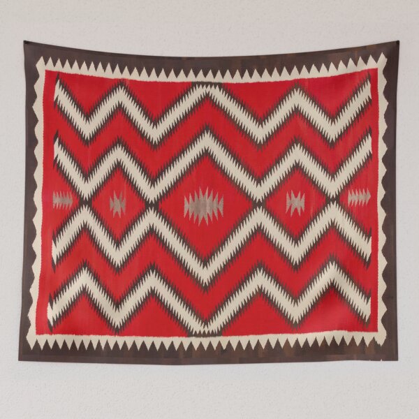 Item preview, NAVAJO c.1915 Tapestry Restored For Home Display 5x6 (ideal size for medium throw blanket) designed and sold by Big Bang Canvas.