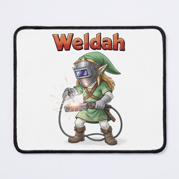 Item preview, Weldah — Funny Fantasy Hero Welding Parody Design designed and sold by WearContext.