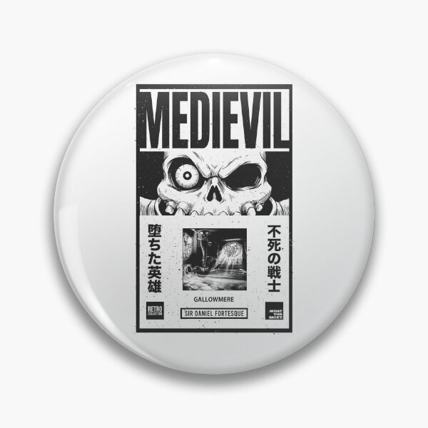 Item preview, MediEvil - Sir Daniel Fortesque - Japanese Poster Style Transparent Ver. designed and sold by WHAT THE SHIRT.
