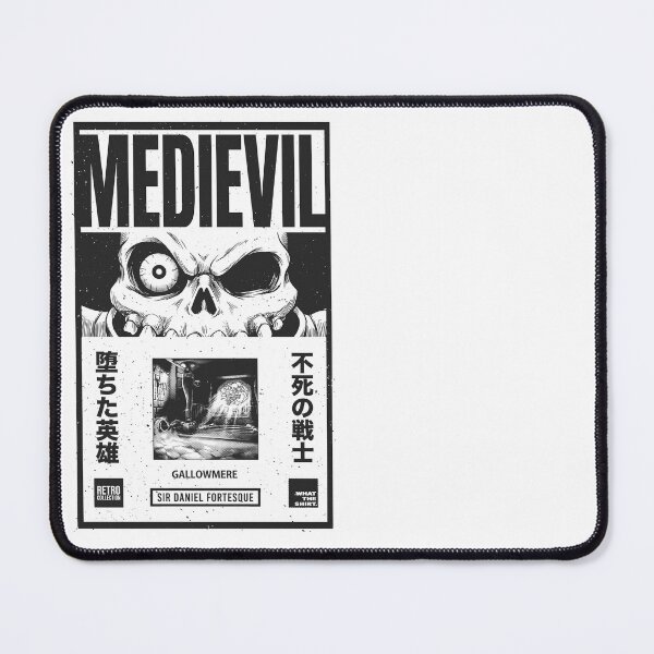 Item preview, MediEvil - Sir Daniel Fortesque - Japanese Poster Style Transparent Ver. designed and sold by WHAT THE SHIRT.