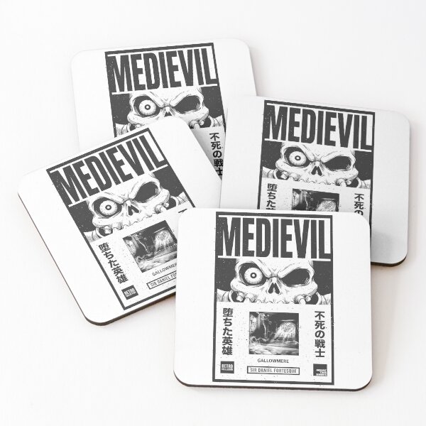 Item preview, MediEvil - Sir Daniel Fortesque - Japanese Poster Style Transparent Ver. designed and sold by WHAT THE SHIRT.