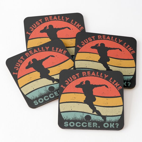Item preview, I Just Really Like Soccer, OK? Vintage Soccer Passion Gifts designed and sold by SkymarArt.