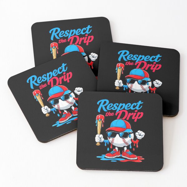 Item preview, Respect The Drip Baseball Cartoon Street Style Design designed and sold by miaa-artistshop.