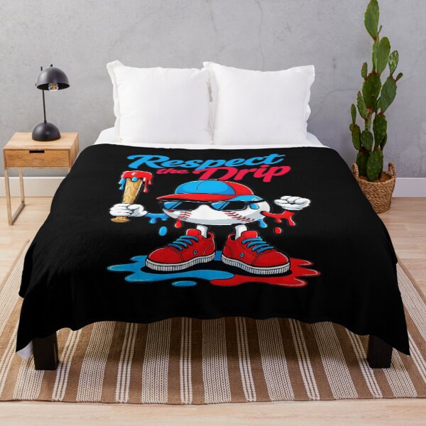 Item preview, Respect The Drip Baseball Cartoon Street Style Design designed and sold by miaa-artistshop.