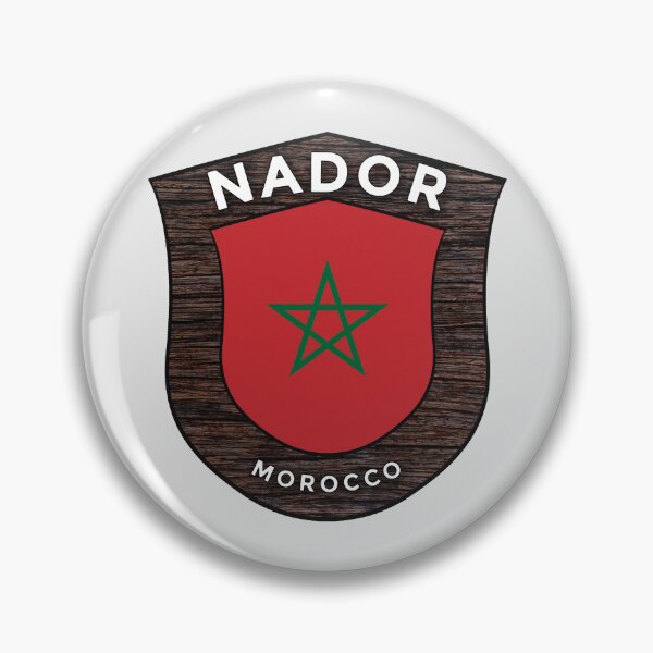 Item preview, Nador Morocco | Flag Shield Travel Emblem designed and sold by World Designs.