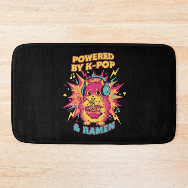 Item preview, Powered By K-Pop And Ramen Anime Kpop Music designed and sold by LuminOrb.