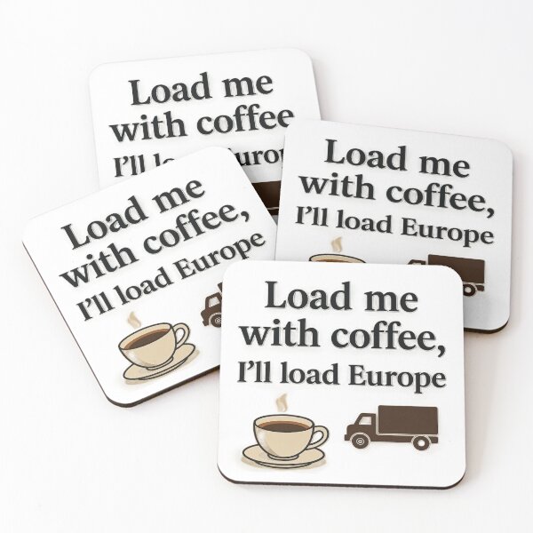 Item preview, Load Me With Coffee designed and sold by RetroNibylander.