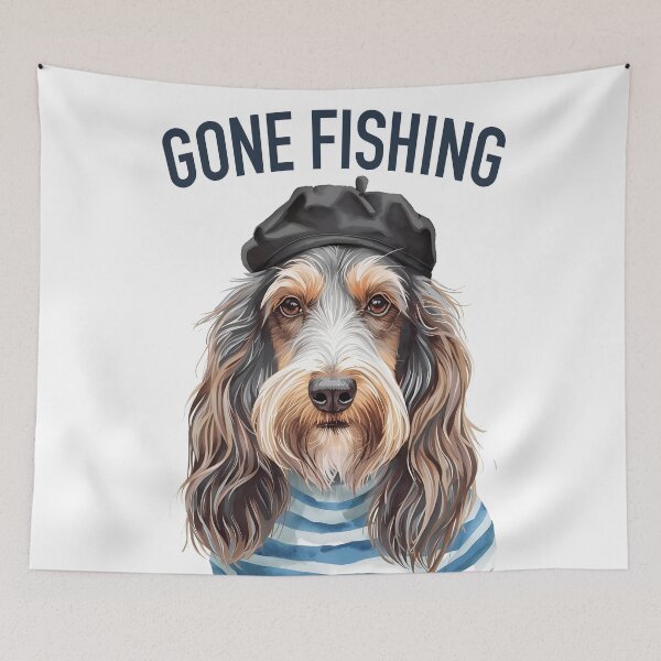 Item preview, Daddy dog gone fishing designed and sold by FlowerFolie.