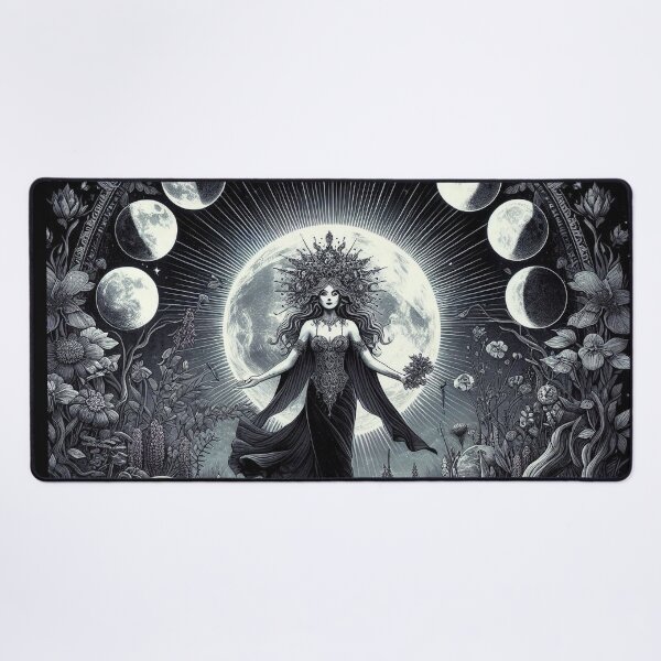 Item preview, Lunar Ritual Goddess Illustration designed and sold by Roberta Calabrese.