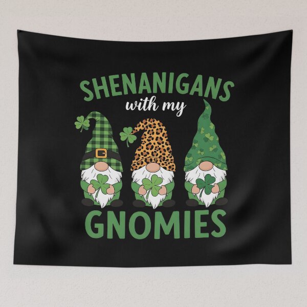 Item preview, Shenanigans with My Gnomies Shamrock St Patricks Day Funny designed and sold by OlakunleOloroz.