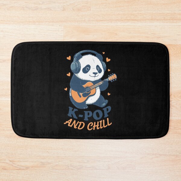 Item preview, K-Pop And Chill Cute Korean Music Panda Kpop designed and sold by LuminOrb.