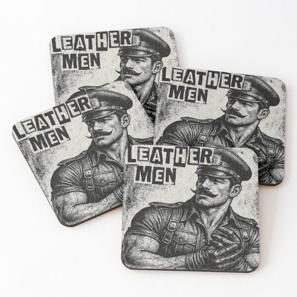 Item preview, Gay Leather Rebel Daddy Berlin Dada Pride Graphic Design designed and sold by ItsAKinkThing.