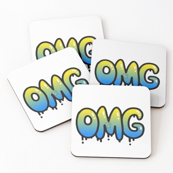 Item preview, Retro Graffiti OMG Bubble Letter Art designed and sold by ZyVoAli.