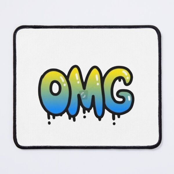 Item preview, Retro Graffiti OMG Bubble Letter Art designed and sold by ZyVoAli.