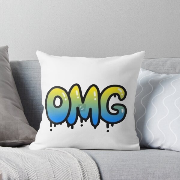 Item preview, Retro Graffiti OMG Bubble Letter Art designed and sold by ZyVoAli.