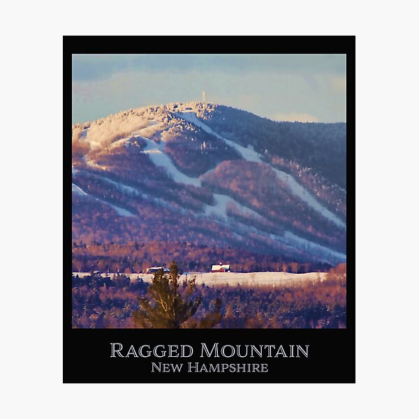 Ragged Mountain New Hampshire Photographic Print