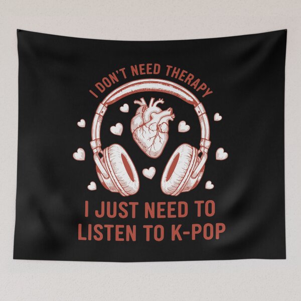 Item preview, I Dont Need Therapy I Just Need To Listen To K-Pop designed and sold by LuminOrb.