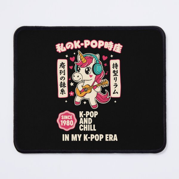 Item preview, K-Pop And Chill In My K-Pop Era Unicorn Since 1980 designed and sold by LuminOrb.