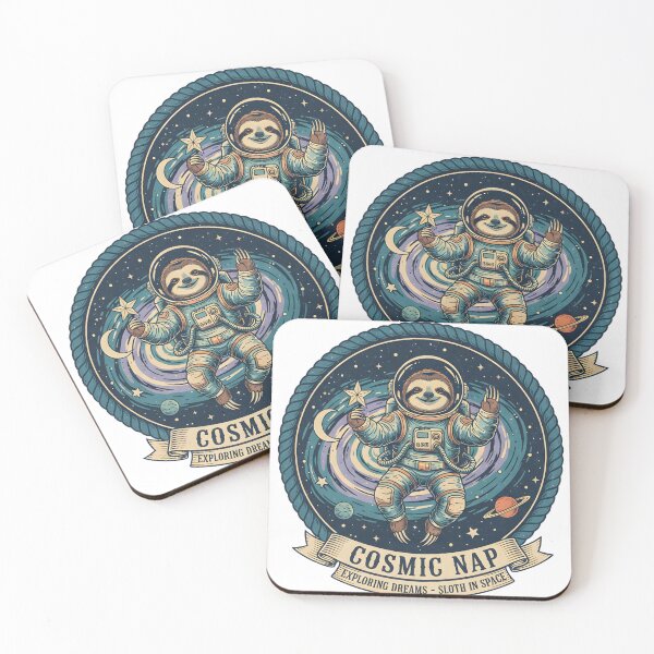 Item preview, Cosmic Nap – Sloth Astronaut Space Art designed and sold by ReykorShop.