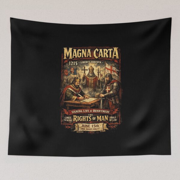 Item preview, Magna Carta – 1215 | Signing Live at Runnymede | History Concert T-Shirt designed and sold by RollFuzzy.