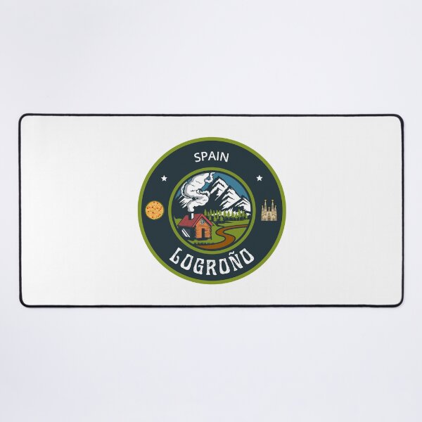 Item preview, Logroño Spain | Green Travel Emblem designed and sold by World Designs.