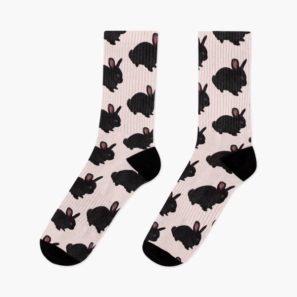 Item preview, Cute Black Baby Rabbit Simple Illustration designed and sold by Artonmytee.