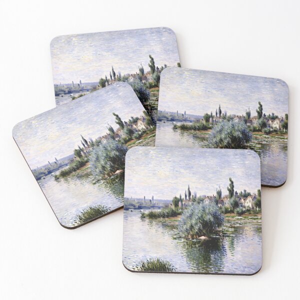 Item preview, The Seine at Lavacourt - Light and Tranquility along the Riverbank   designed and sold by artdesignsnow.