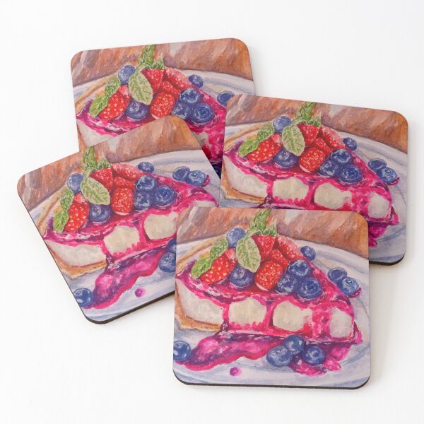 Item preview, Chocolate Fruit Cake Realistic Watercolor Food Painting illustration  designed and sold by happiartworks .