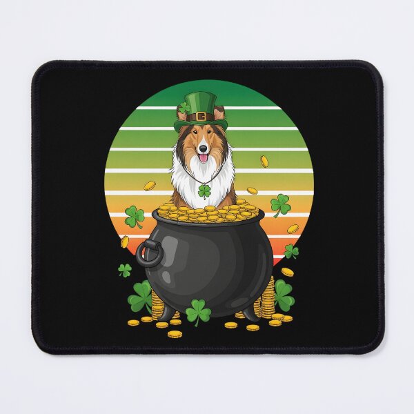 Item preview, Shetland Sheepdog St Patricks Day Leprechaun Sheltie designed and sold by OlakunleOloroz.