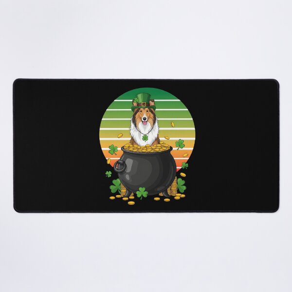 Item preview, Shetland Sheepdog St Patricks Day Leprechaun Sheltie designed and sold by OlakunleOloroz.