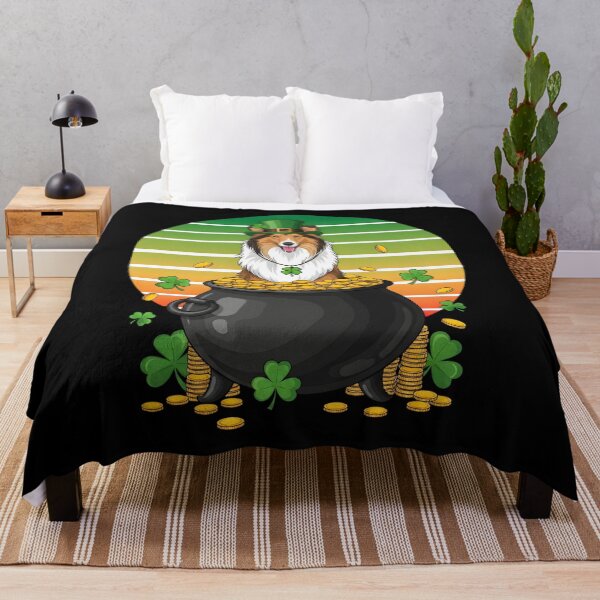 Item preview, Shetland Sheepdog St Patricks Day Leprechaun Sheltie designed and sold by OlakunleOloroz.