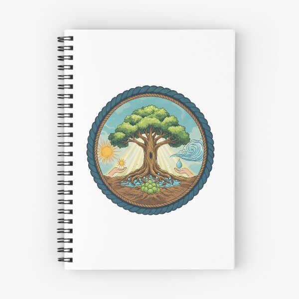 Item preview, Tree of Balance – Elements of Life Illustration designed and sold by ReykorShop.