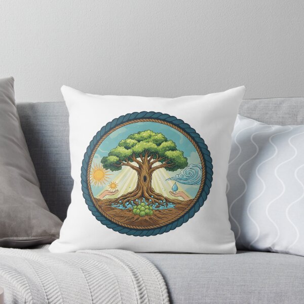 Item preview, Tree of Balance – Elements of Life Illustration designed and sold by ReykorShop.