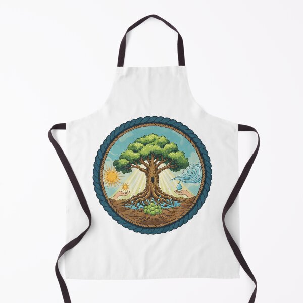 Item preview, Tree of Balance – Elements of Life Illustration designed and sold by ReykorShop.